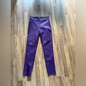 Purple party pants